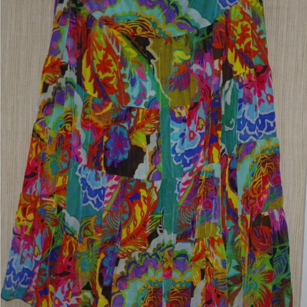 Lauren Ralph Lauren Colorful Floral Maxi Skirt - Picture 3 of 9